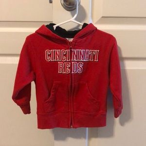 2T boys Cincinnati Reds zip up